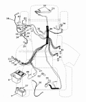 Part Location Diagram of 532166145 Husqvarna Harness Ign.